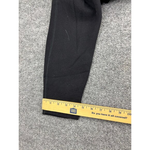 Athleta Pants Women's L Black Pull On Drawstring Tapered Fleece Sweatpant - Picture 6 of 11